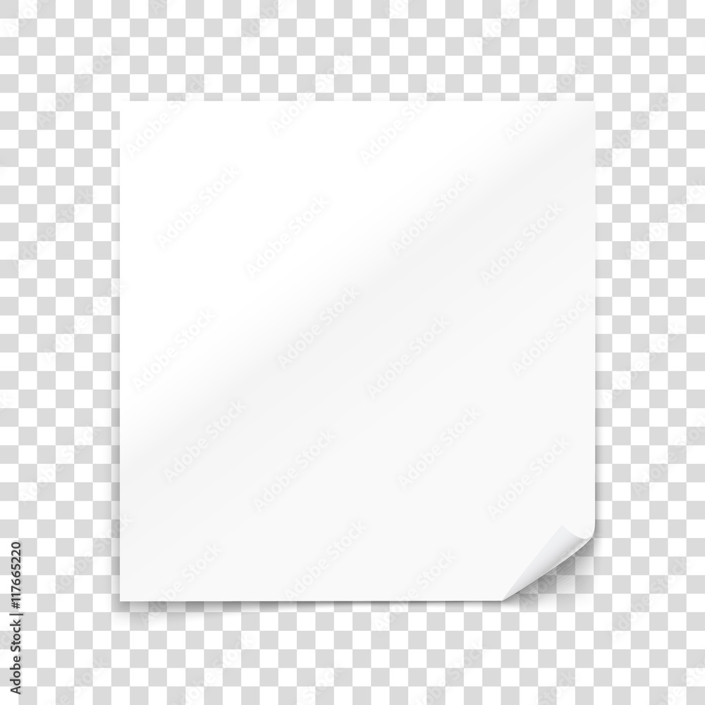 Poster vector paper sheet isolated on transparent background. vector il