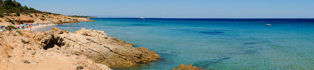 The beach in Pinus Village.