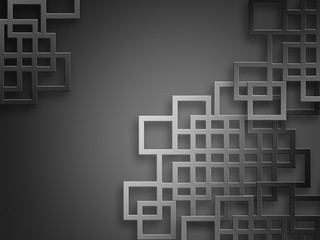 Gray Abstract squares background