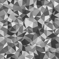 Kaleidoscopic low poly triangle style vector mosaic background