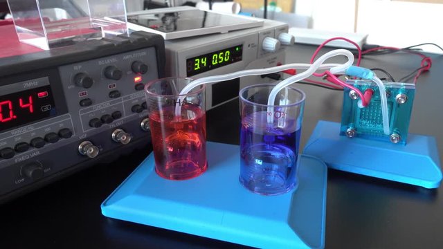 reversible hydrogen storage cell in the laboratory