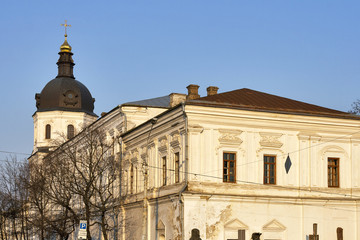 Fototapeta na wymiar Church of the Annunciation in Bratsky monastery. Kiev, Ukraine.