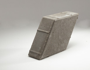 flagstones in different colors. on a white background