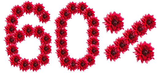 figures 60% of the letters written by flowers