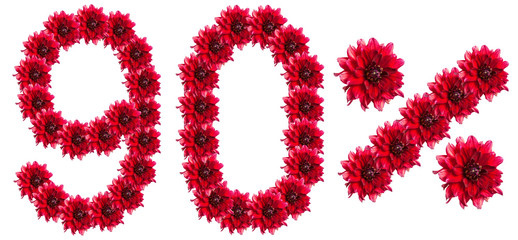 figures 90% of the letters written by flowers