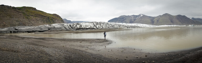 Glacier de Svinafelljokull en Islande