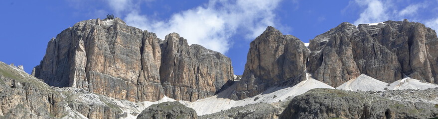 mountain panorama of the Dolomites