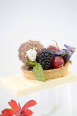 red fruit mini pie