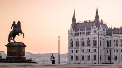 The Hungarian Parliament Building  - obrazy, fototapety, plakaty