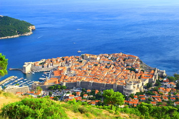 Obraz premium Dubrovnik, touristic destination in Croatia
