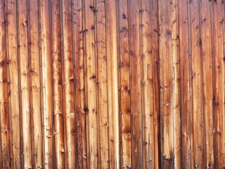 Paneel aus Holz an der Fassade einer alten Schreinerei mit Astloch und Patina in Wettenberg...