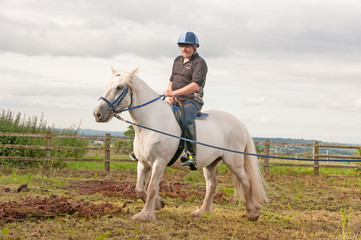 Learning to canter on the lunge