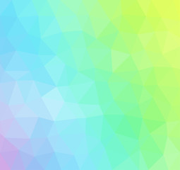 Pastel color abstract mosaic low polygon backrgound