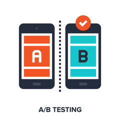 ab testing flat concept © vasabii