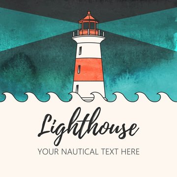 Illustration of lighthouse