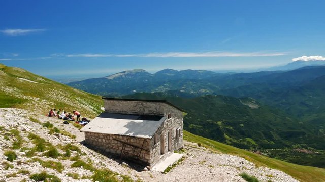 Panorama monte vettore