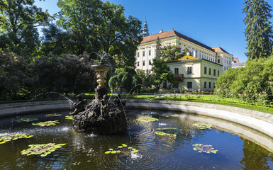 Fototapeta na wymiar Chateau Garden (UNESCO) in Kromeriz