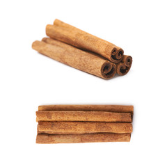 Cinnamon stick isolated