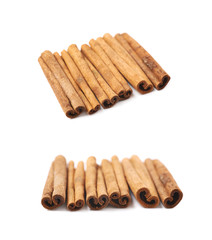 Cinnamon stick isolated