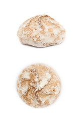 Russian gingerbread cookie isolated
