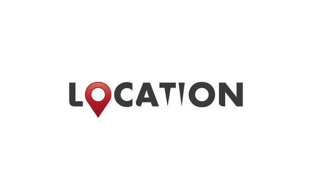 Location Logo Design Illustration