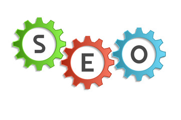 seo word written in nuts