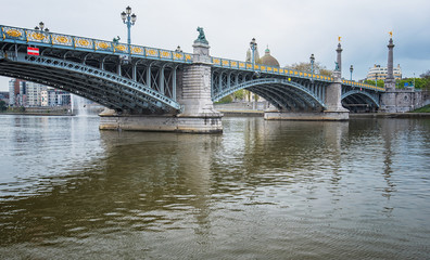 Bridge in Liege city in Belgium