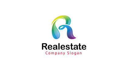 Fototapeta premium Real Estate Logo Design Illustration