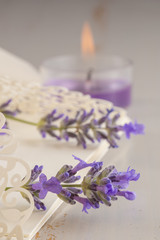 Obraz na płótnie Canvas lavender letter