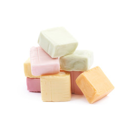 Chewing gum candy isolated