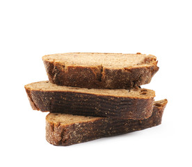 Sliced bread pieces composition