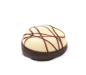 Chocolate confection candy isolated