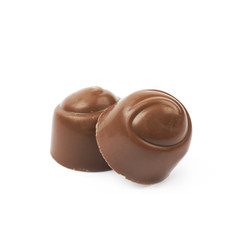 Chocolate confection candy isolated