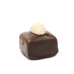 Chocolate confection candy isolated