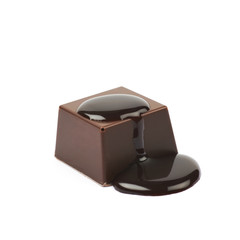 Chocolate confection candy isolated