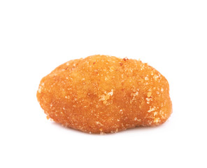 Single breaded peanut isolated