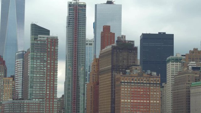 Stock video of New Jersey Skyscrapers