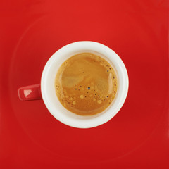 Tiny cup of espresso