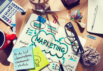 Marketing Business Advertising Promotion Merchandise Concept