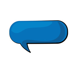 bubble message communication chat icon. Isolated and flat illustration. Vector graphic