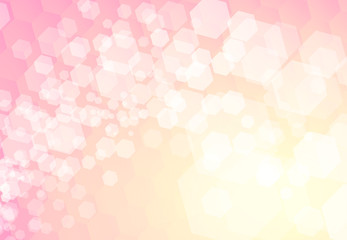 hexagon background pink