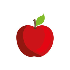 apple fruit healthy food icon. Isolated and flat illustration. Vector graphic