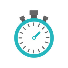 chronomter time running fitness healthy lifestyle icon. Isolated and flat illustration. Vector graphic