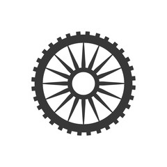 cog gear machine part technology icon. Isolated and flat illustration. Vector graphic