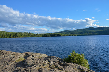 Scenic view of the lake in National park.