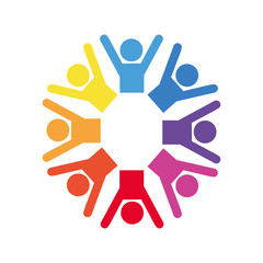 pictogram person people figure icon. Isolated and flat illustration. Vector graphic