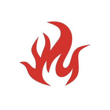 Fire Flame Logo design vector