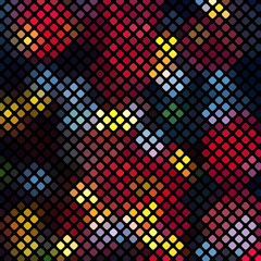 Bright colorful mosaic background