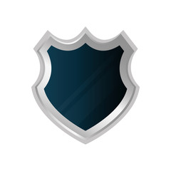 shield security system protection icon. Isolated and flat illustration. Vector graphic