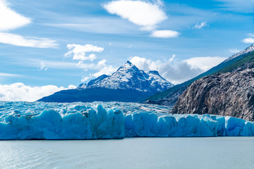 Plakat Lago Grey and Grey Glacier